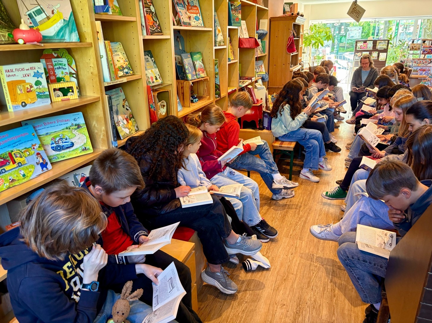 Ausflug der 4a und 4b zur Buchhandlung „Leselust“